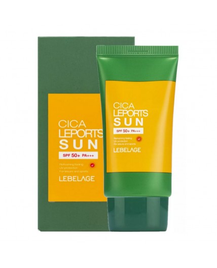 Lebelage Солнцезащитный крем для лица для активного отдыха / Cica Leports Sun Cream SPF50+ PA+++, 30 мл