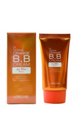 Lebelage BB-крем увлажняющий с экстрактом апельсина / Dr. Derma Orange B.B Cream Spf 50+ Pa+++, 30 мл