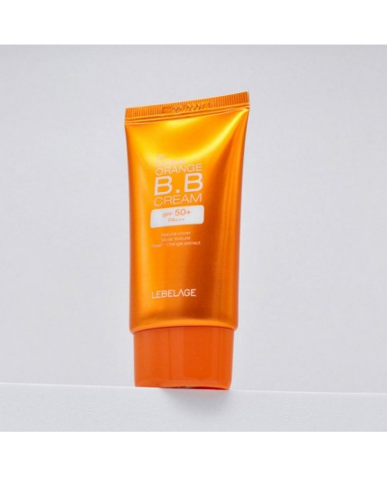 Lebelage BB-крем увлажняющий с экстрактом апельсина / Dr. Derma Orange B.B Cream Spf 50+ Pa+++, 30 мл