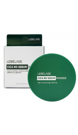 Lebelage Матирующая пудра с центеллой азиатской / Cica No Sebum Powder, 5 г