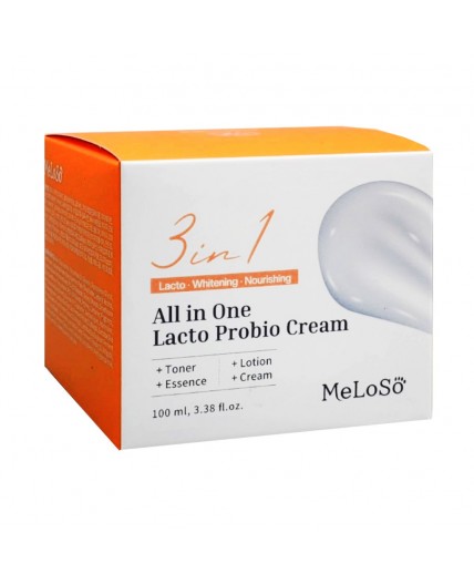 Dr.MeLoSo Крем для лица с лактобактериями и пробиотиками / All in One Lacto Probio Cream, 100 мл