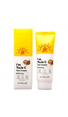 Dr.MeLoSo Крем для лица солнцезащитный отбеливающий / I'm Yuja C Whitening Sun Cream SPF50+ PA+++, 70 мл