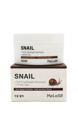 MeLoSo Крем для лица балансирующий с улиточным муцином / Snail Balancing Cream, 100 мл