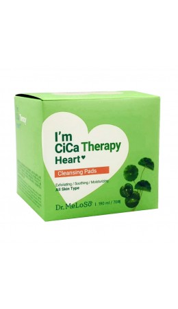 Dr.MeLoSo Очищающие пэды с экстрактом центеллы / I'm Cica Therapy Heart Cleansing Pads, 190 мл