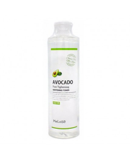 MeLoSo Тонер для лица с экстрактом авокадо / Avocado Pore Tightening Whitening Toner, 300 мл