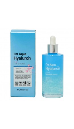 Dr.MeLoSo Ампульная сыворотка для лица с гиалуроновой кислотой / I'm Aqua Hyaluron 3 In 1 Ampoule Serum, 100 мл