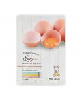 MeLoSo Тканевая маска для лица с яичным альбумином / Total Solution Egg Mask, 25 г