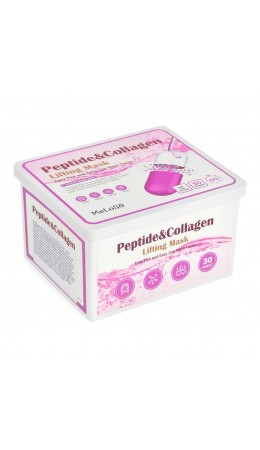 MeLoSo Набор омолаживающих тканевых масок с пептидами и коллагеном / Peptide & Collagen Lifting Mask, 30 шт