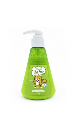 Hanil Зубная паста для детей со вкусом яблока и мяты / Meichi Kids Push Apple Mint, 180 г