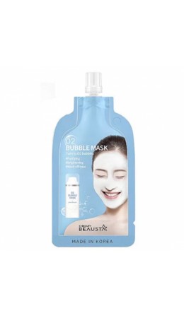 Beausta Кислородная маска для лица очищающая / O2 Bubble Mask, 20 мл