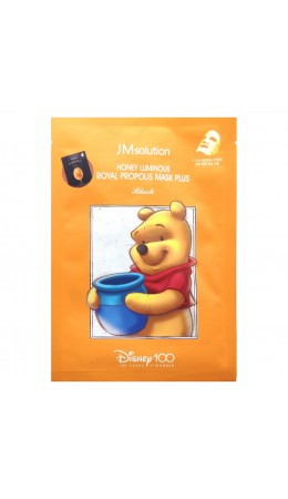 JMsolution Тканевая маска для лица с прополисом / Disney100 Honey Luminous Royal Propolis Mask Plus, 30 мл