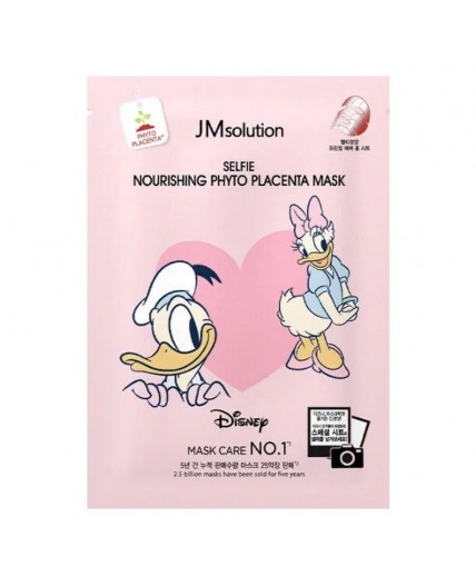 JMsolution Маска тканевая питательная с экстрактом фитоплаценты / Disney Collection Selfie Nourishing Phyto Placenta Mask, 30 мл