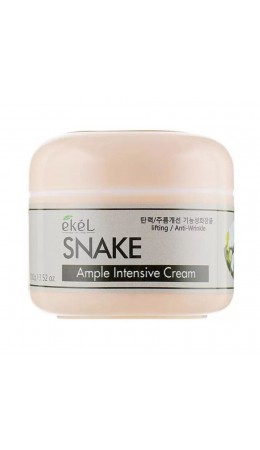 Ekel Крем для лица с пептидами змеи / Ampule Intensive Cream Snake, 100 мл