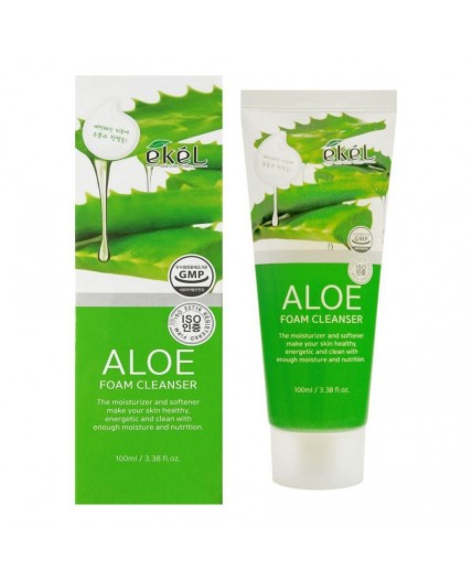 Ekel Пенка для умывания с экстрактом алоэ / Foam Cleanser Aloe, 100 мл