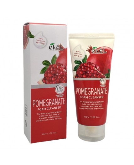 Ekel Пенка для умывания с экстрактом граната / Foam Cleanser Pomegranate, 100 мл