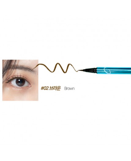 Enough Подводка для глаз / Collagen 3X Perfection Pen Eyeliner 02 Brown, коричневый