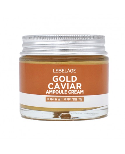 Lebelage Антивозрастной ампульный крем с экстрактом икры / Ampoule Cream Gold Caviar, 70 мл