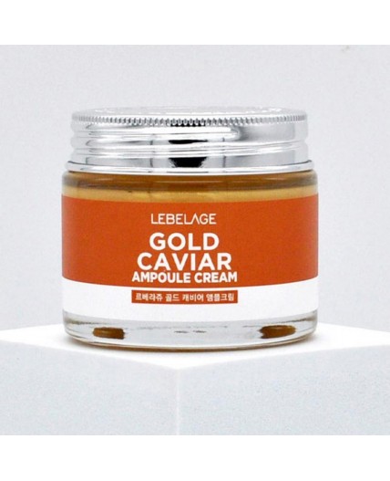 Lebelage Антивозрастной ампульный крем с экстрактом икры / Ampoule Cream Gold Caviar, 70 мл