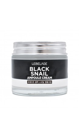 Lebelage Антивозрастной aмпульный крем с муцином чёрной улитки / Ampoule Cream Black Snail, 70 мл