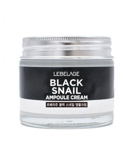 Lebelage Антивозрастной aмпульный крем с муцином чёрной улитки / Ampoule Cream Black Snail, 70 мл