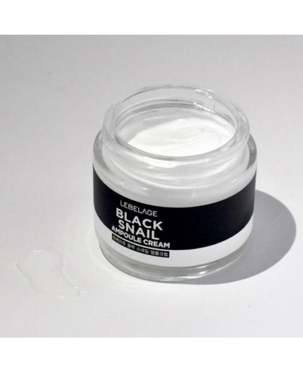 Lebelage Антивозрастной aмпульный крем с муцином чёрной улитки / Ampoule Cream Black Snail, 70 мл