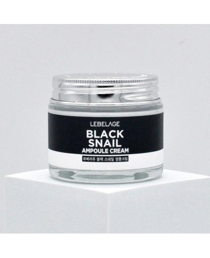 Lebelage Антивозрастной aмпульный крем с муцином чёрной улитки / Ampoule Cream Black Snail, 70 мл