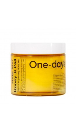 One-day's You Осветляющие тонер-пэды для лица с витамином C и медом / Handy Help Me Honey-C Pad, 60 шт.