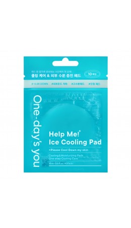 One-day's You Очищающие тонер-пэды для лица освежающие / Handy Help Me Ice Cooling Pad, 10 шт.