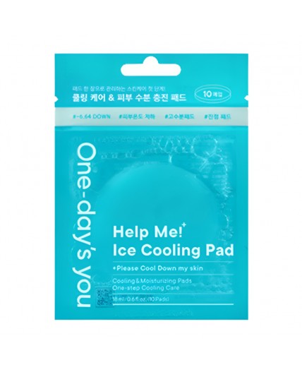 One-days You Очищающие тонер-пэды для лица освежающие / Handy Help Me Ice Cooling Pad, 10 шт.