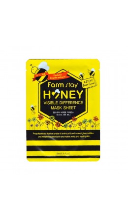 Farm Stay Маска тканевая с медом и прополисом / Visible Difference Mask Sheet Honey, 23 мл