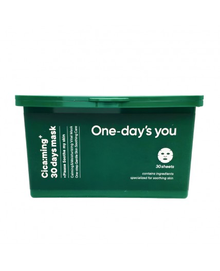 One-day’s you Набор тканевых масок для лица с центеллой / Cica:ming 30 days mask, 30 шт./наб.