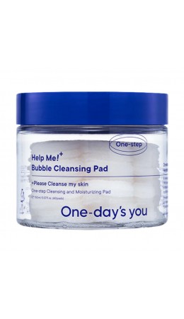 One-day's you Очищающие пузырьковые пэды для лица / Help Me Bubble Cleansing Pad, 60 шт.