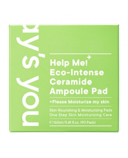 One-days you Тонер-пэды с церамидами / Help Me Eco-Intense Ceramide Ampoule Pad, 90 пэдов