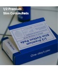 One-days You Тонкие хлопковые пэды для тонера / Premium Slim Cotton Pads 1/2, 20 шт.