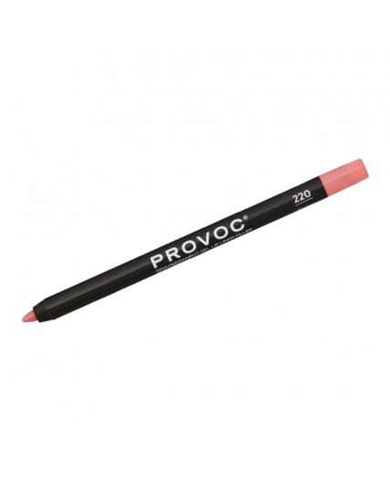 Provoc Гелевый карандаш-подводка для губ водостойкий / Semi Permanent Gel Eye Liner Filler №220 Pinkey, розово-бежево-лососевый