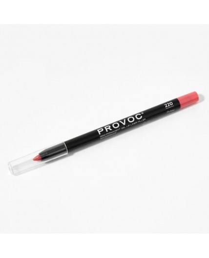 Provoc Гелевый карандаш-подводка для губ водостойкий / Semi Permanent Gel Eye Liner Filler №220 Pinkey, розово-бежево-лососевый