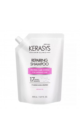 KeraSys Шампунь для повреждённых волос восстанавливающий / Repairing Shampoo, 500 мл