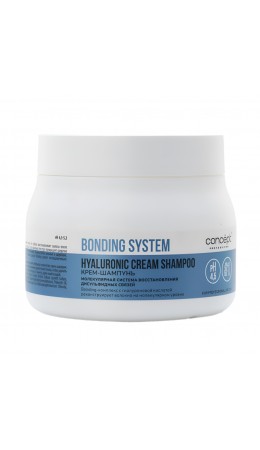 Concept Крем-шампунь для глубокого восстановления волос / Bonding System Hyaluronic Cream Shampoo, 400 мл