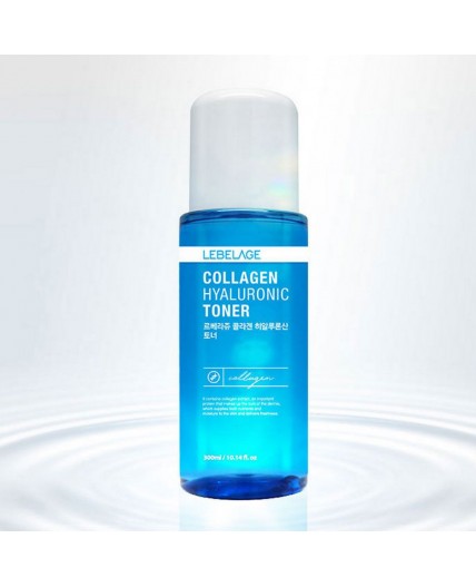 Lebelage Тонер для лица коллагеновый с гиалуроном / Collagen Hyaluronic Toner, 300 мл