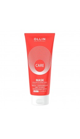 Ollin Маска цвет и блеск окрашенных волос / Care Color And Shine Save Mask, 200 мл