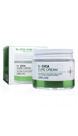 Lebelage Антивозрастной смягчающий крем с центеллой азиатской / Dr. Cica Cure Cream, 70 мл