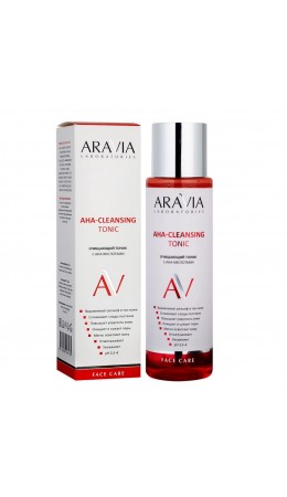 Aravia Laboratories Очищающий тоник для лица с AHA-кислотами / AHA-Cleansing Tonic, 250 мл