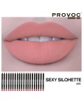 Provoc Гелевая подводка в карандаше для губ, №35 / Semi-Permanent Gel Lip Liner, Sexy Silohette