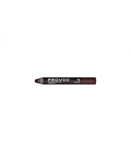 Provoc Тени-карандаш водостойкие, №06 / Eyeshadow Gel Pencil, темный шоколад матовый