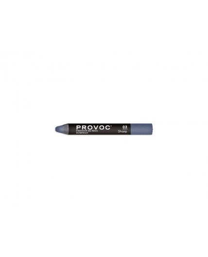 Provoc Тени-карандаш водостойкие, №03 / Eyeshadow Gel Pencil, мокрый асфальт шиммер