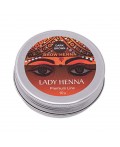 Lady Henna Краска для бровей на основе хны / Premium Line, тёмно-коричневая, 10 г