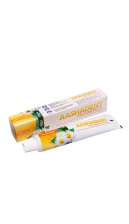 Aasha Herbals Зубная паста ромашка и мята, 100 г