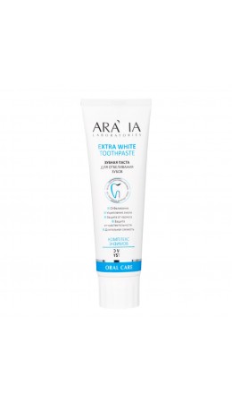 Aravia Laboratories Зубная паста для отбеливания зубов / Extra White Toothpaste, 100 г