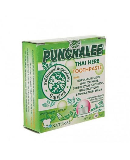 Punchalee Растительная зубная паста / Thai Herb Toothpaste, 25 г