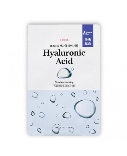 Etude Тканевая маска для лица с гиалуроновой кислотой / 0.2 Therapy Air Mask Hyaluronic Acid, 20 мл